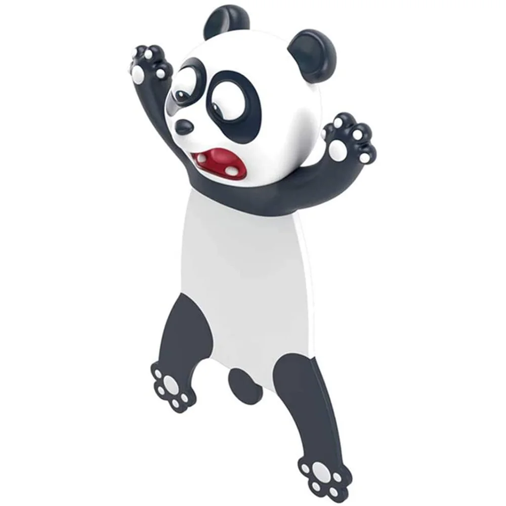

Cute Bookmarks, Stereo Book Marker for Kids, Squashed Animals Novelty Funny Students Stationery (Panda)