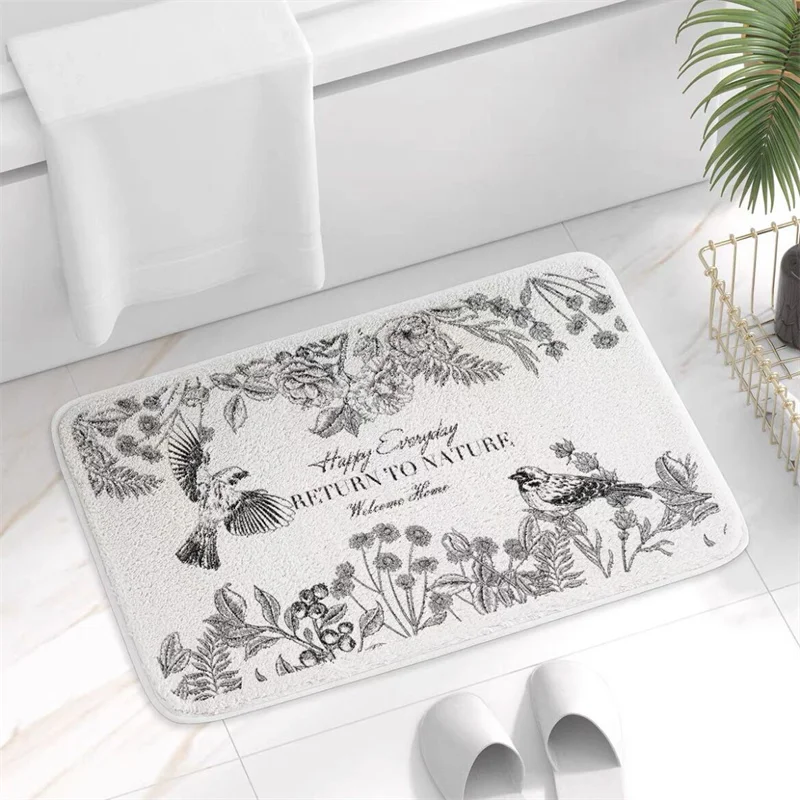 Прямоугольный дневной коврик для душа из микрофибры |