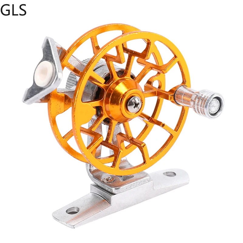 GLS New Gold/Blue/Red Carp Aluminum Fly Fishing Coil 1BB Wear Resistant FD-50 Sturdy Ice Fishing Reel Pesca enlarge