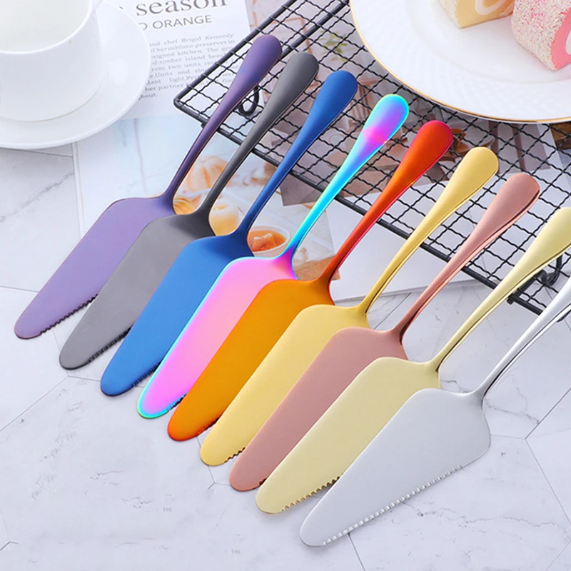 

1Pc Roestvrij Staal Taart Schop Mes Pie Pizza Kaas Server Cake Divider Messen Bakken Tools