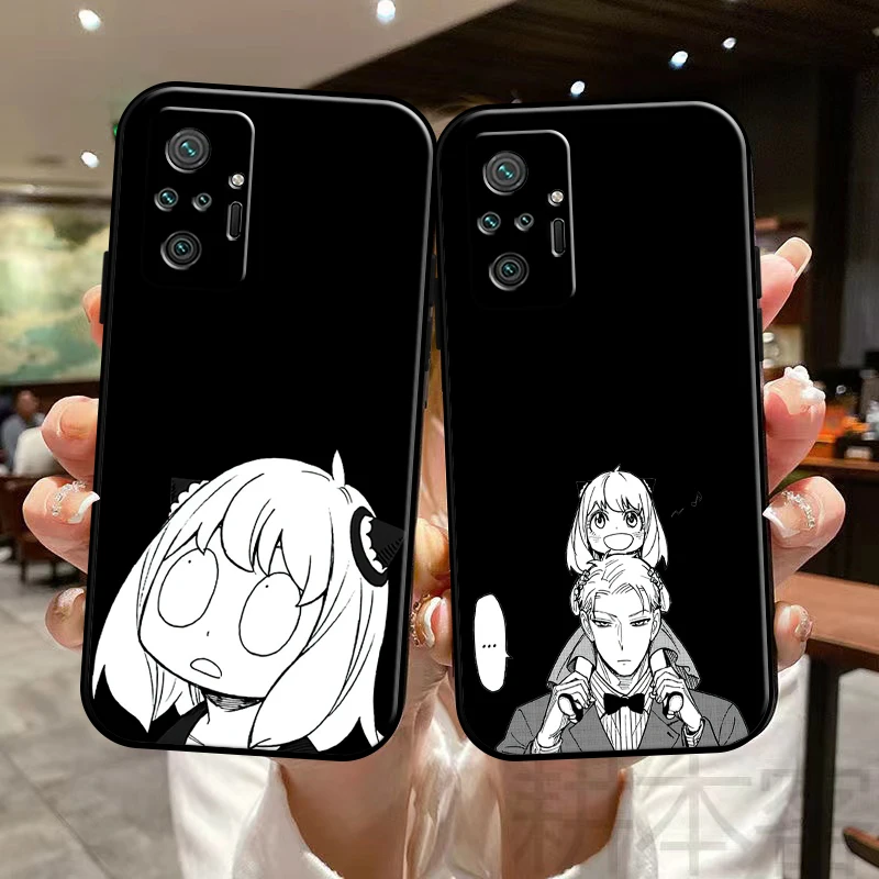 

SPY×FAMILY Anime Phone Case For Xiaomi Redmi Note 9T 9S 9 Pro Max 10 10X 10 Pro 10T 10S 5G Soft Coque Carcasa Silicone Cover