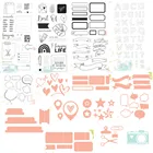 Силиконовый штамппечать для скрапбукинга, декоративный прозрачный штамп A439, новинка 2021