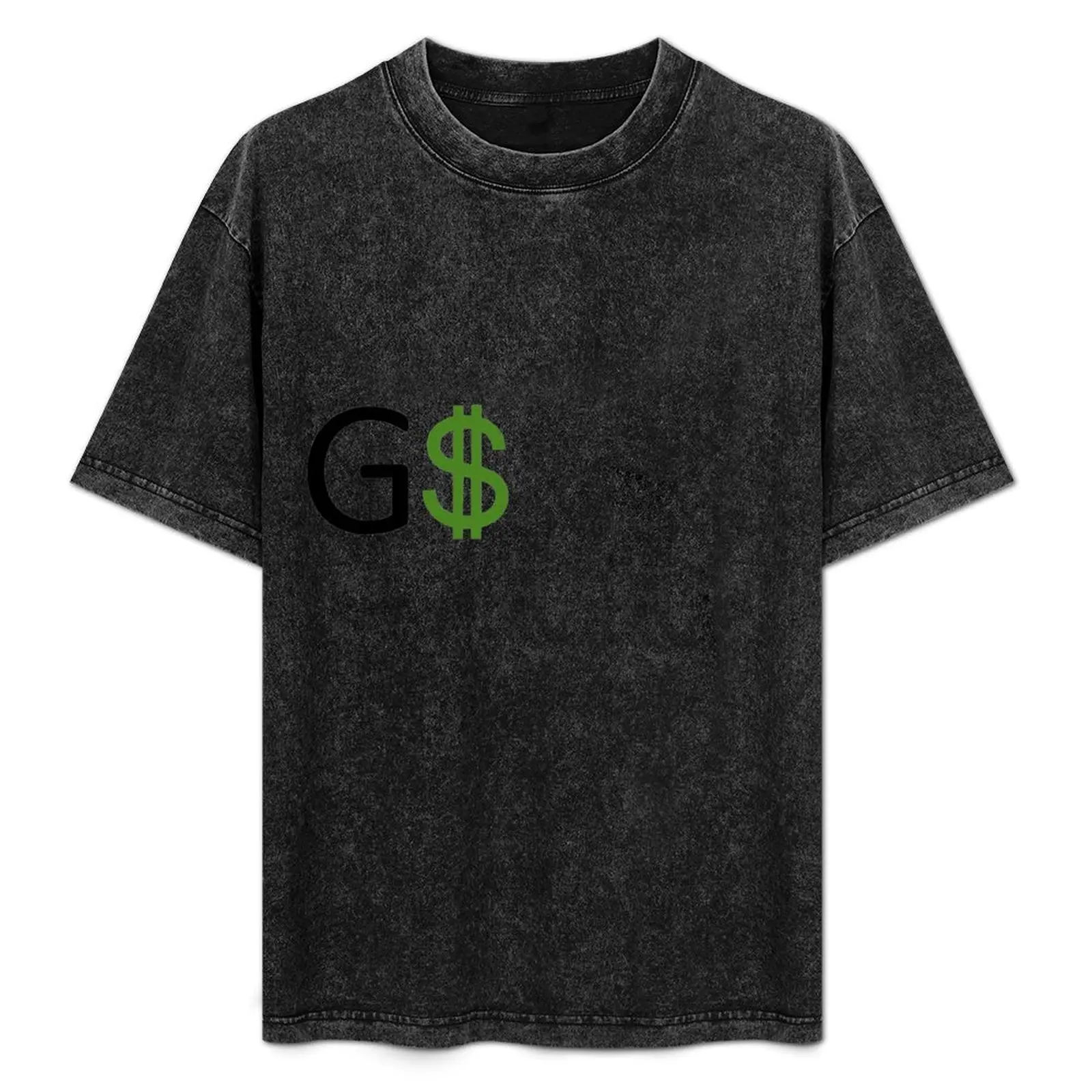 Фото Футболка G Money, праздничный повседневный топ с короткими рукавами №1