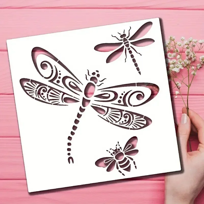 

Трафареты TIAMECH стрекозы и пчелы