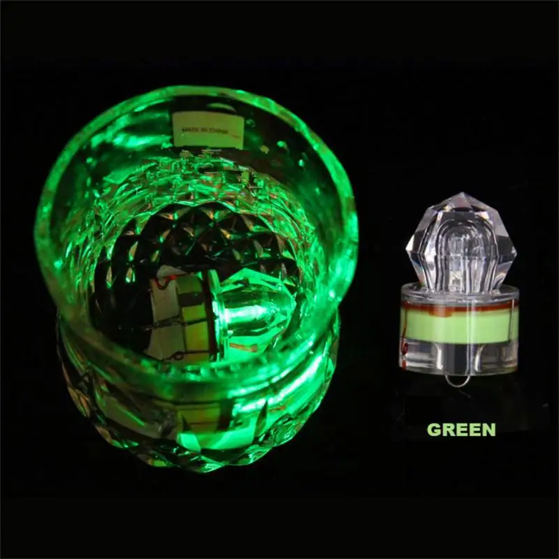 

New Deep-sea Diamond Night Fishing LED Underwater Lure Light Squid Strobe Bait Tool Continuously Glow 350 Hours Luminous Bait