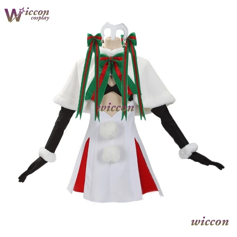 Фото CosC Fate Jeanne Jeanne d'Arc Alter Santa Lily Grand Order FGO костюмы для косплея рождественские наряды игры аниме женское платье Hallowe №3