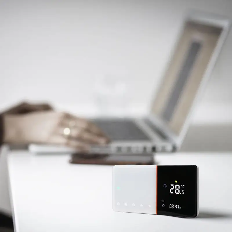 

Термостат для подогрева воды с поддержкой Wi-Fi для дома Amazon Echo 5a 16a, управление через приложение, умный пульт дистанционного управления Tuya