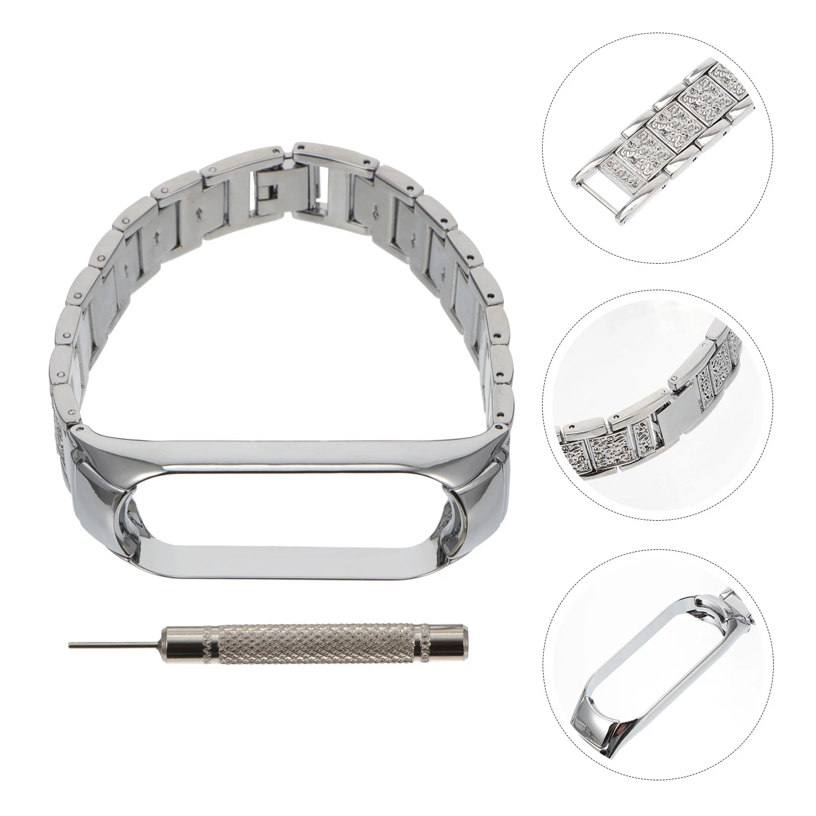 

Band Watch Mistrap Replacement Metal Watchband Stainless Steel Bracelet Adjustable Wrist Straps Women Wristband