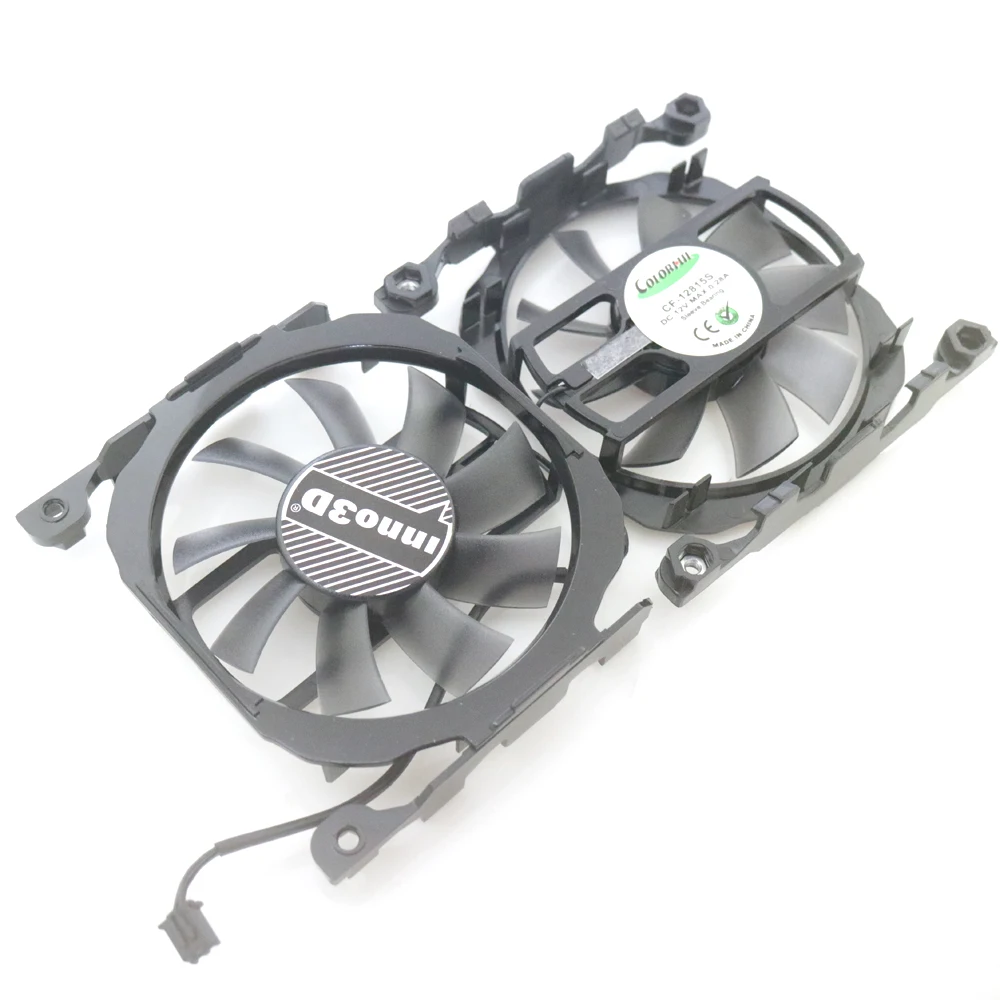 Бесплатная доставка внешний вентилятор VGA для видеокарты Inno3D 260 GTX 750ti GTX660 GTX660ti 750 12