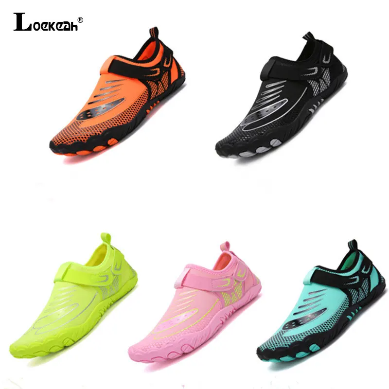 Outdoor Breathable Beach Seaside Men Women Wading Shoe Comfortable Barefoot Quick Dry Aqua Shoe Trekking Upstream Water Shoes