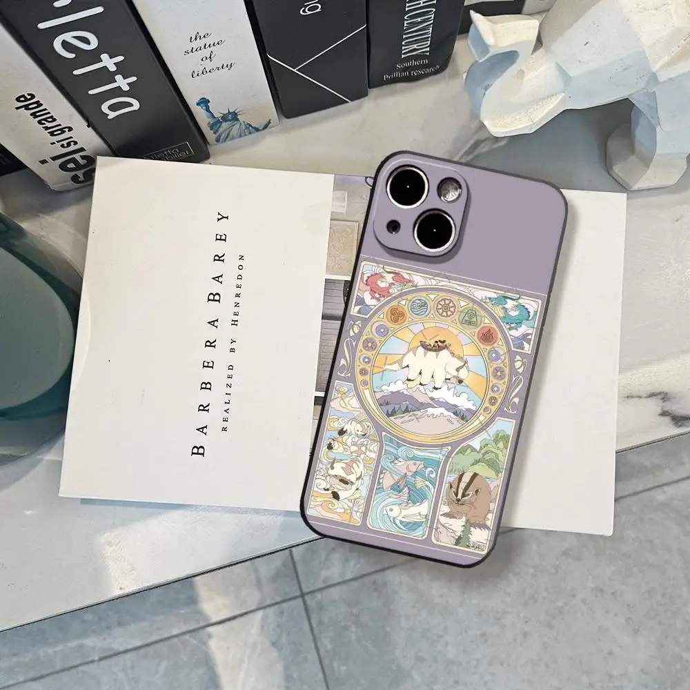 Фото Чехол для телефона с изображением Аватара: Легенда об Аанге для iPhone 17 Air 16 15 14 Plus 13 12 11 Pro Max 16e, ударопрочный, прозрачный, HD-качество №3