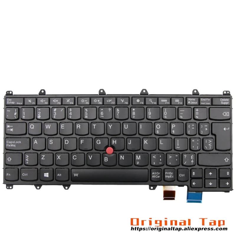 Фото Канадская французская клавиатура CFB с подсветкой для Lenovo Thinkpad Yoga 260 00PA162 00PA244 №2