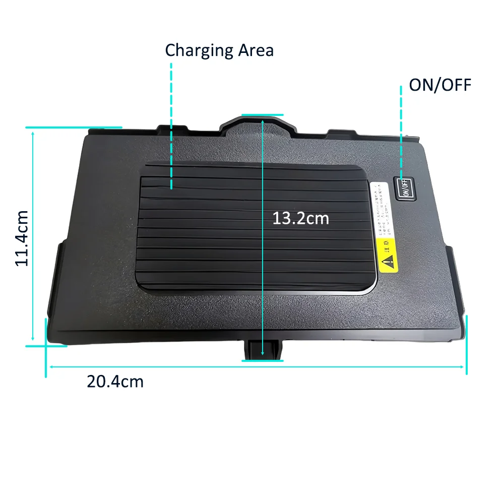 Для LEXUS ES 2022 2023 2024 LHD Автомобиль 15 Вт Беспроводная зарядка База для телефона