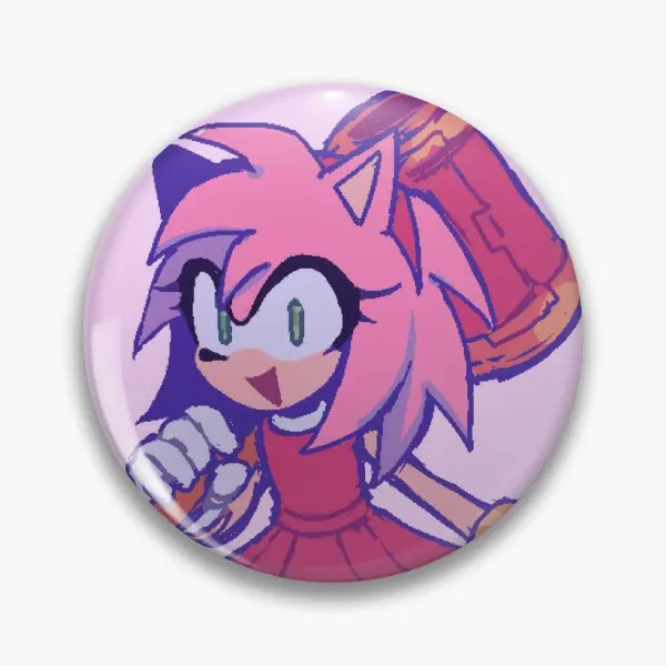 

Мягкая булавка на булавке Amy Rose, украшение для ювелирных изделий, модная булавка на лацкан, металлическая Женская булавка на воротник, креативная забавная мультяшная брошь для влюбленных