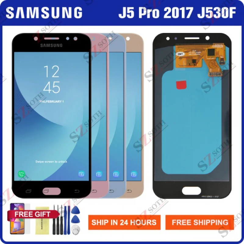 ЖК-дисплей 5 0 ''Super Amoled для Samsung Galaxy J5 2017 J530 сенсорный экран с дигитайзером в