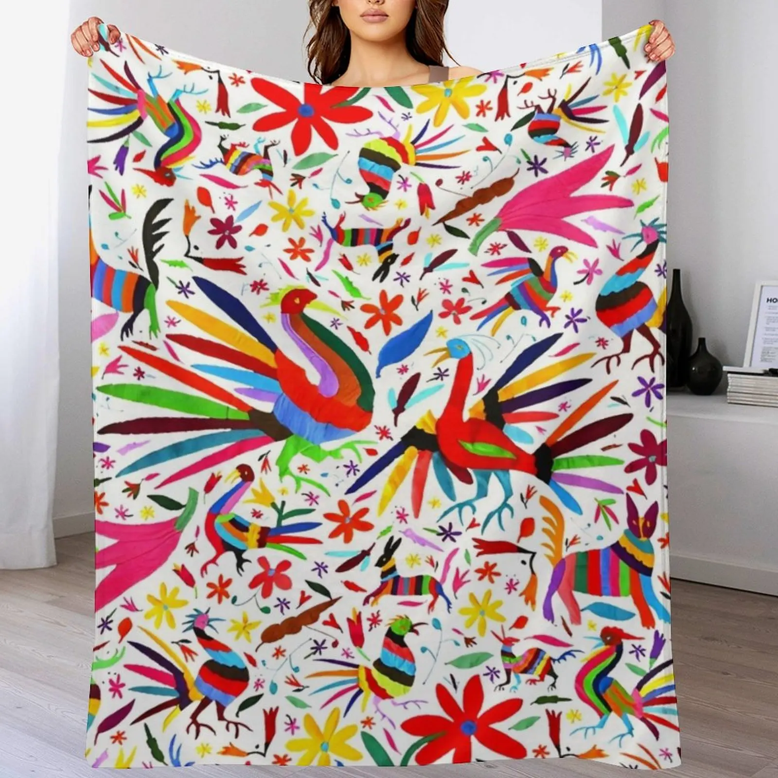 Tenango otomi декоративное одеяло для сна на заказ Рождественские декоративные одеяла