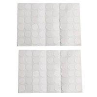 wardrobe cupboard self adhesive screw covers caps stickers 108x white
