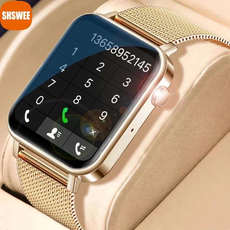 

For Xiaomi Bluetooth Call Women Smart Watch Men Full Touch Fitness Tracker Heart Rate Monitor Blood Pressure Ladies Smartwatch