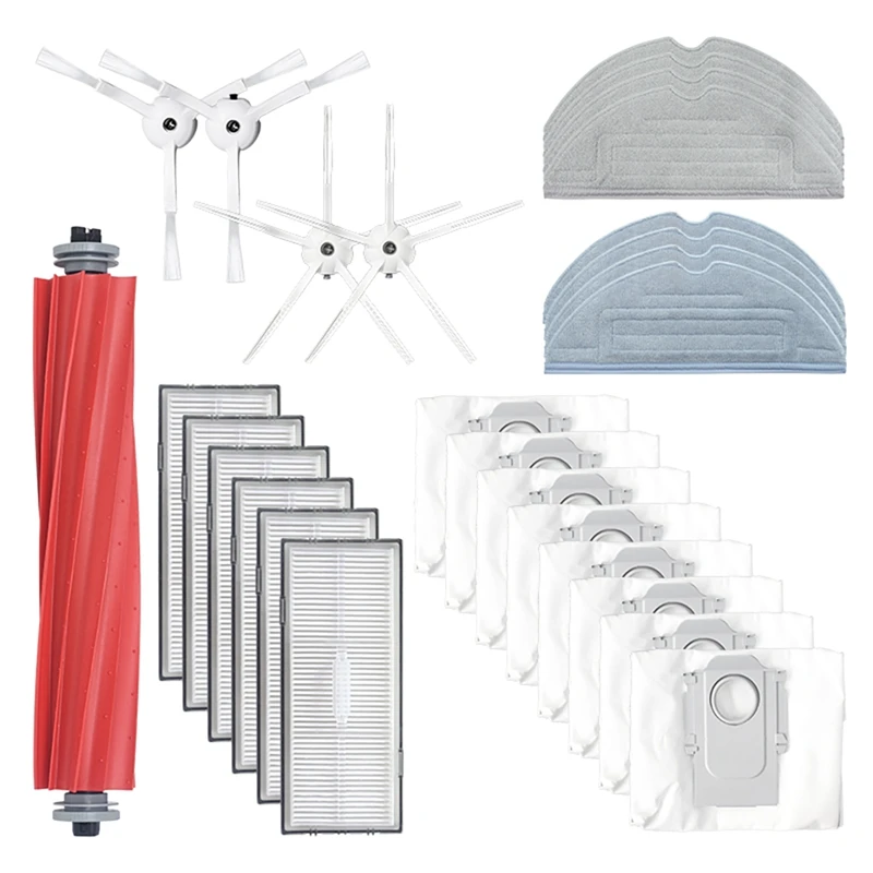 

For Xiaomi Stone G10S /S7 MAXV Ultra Robot Vacuum Parts Main Brush Side Brush Filters