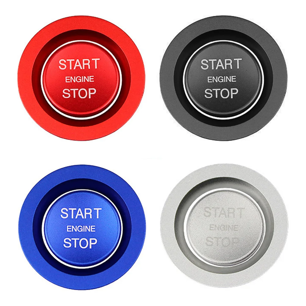 Красная/Серебристая/синяя/черная Автомобильная кнопка включения/остановки
