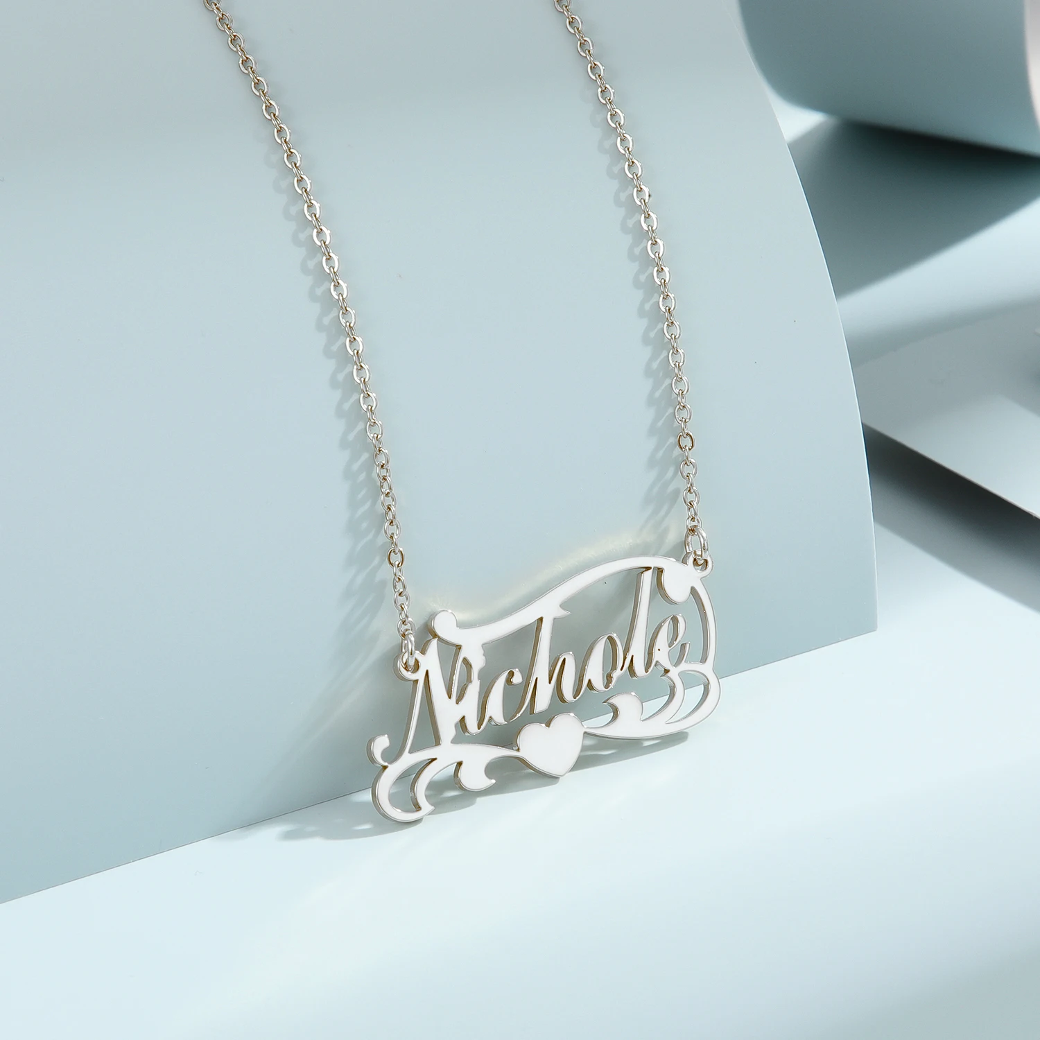 1 шт. женское ожерелье с индивидуальным именем персонализированное для пары в