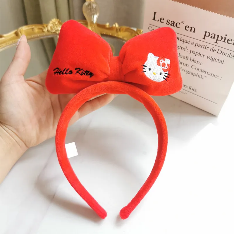 

Hello Kitty Plush Doll Doll Hairstyle Headband Girl Heart Lovely Soft Cute Hello Kitty Headband Hair Accessories