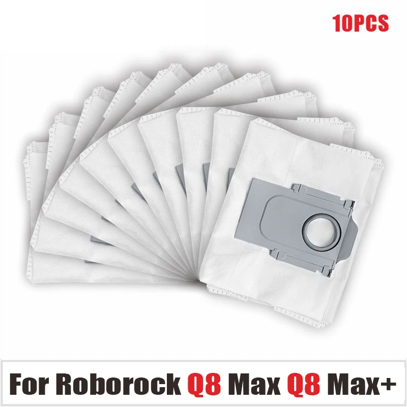 Для робота-пылесоса Roborock Q8 Max/Q8 Max+ Сменный ролик, боковая щетка, мешки для пыли, HEPA-фильтр, подушечки для швабры, тканевые детали