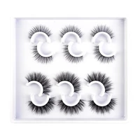 6 pairs lashes faux eyelashes soft false eyelashes dramatic volume natural long thick eyelash extension drop shipping