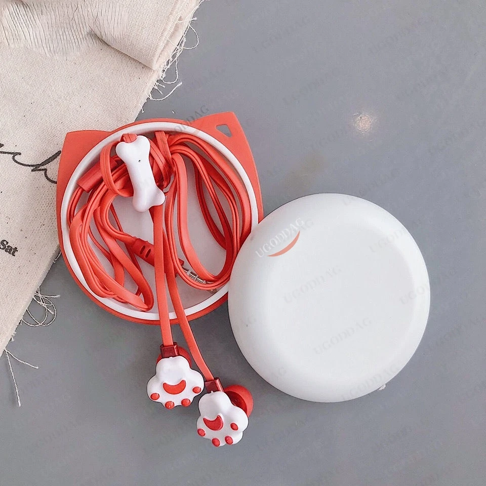 Наушники-вкладыши наушники для геймеров мультяшная гарнитура в виде кошачьей