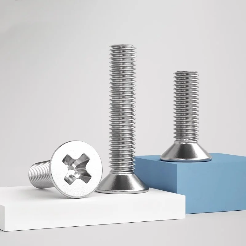 Нержавеющая сталь 304 M1 M1.2 M1.4 M1.6 M1.7 M2 M2.5 Винт с плоской потайной головкой