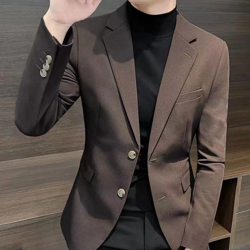 Мужской деловой пиджак р.S-5XL цвета в ассортименте