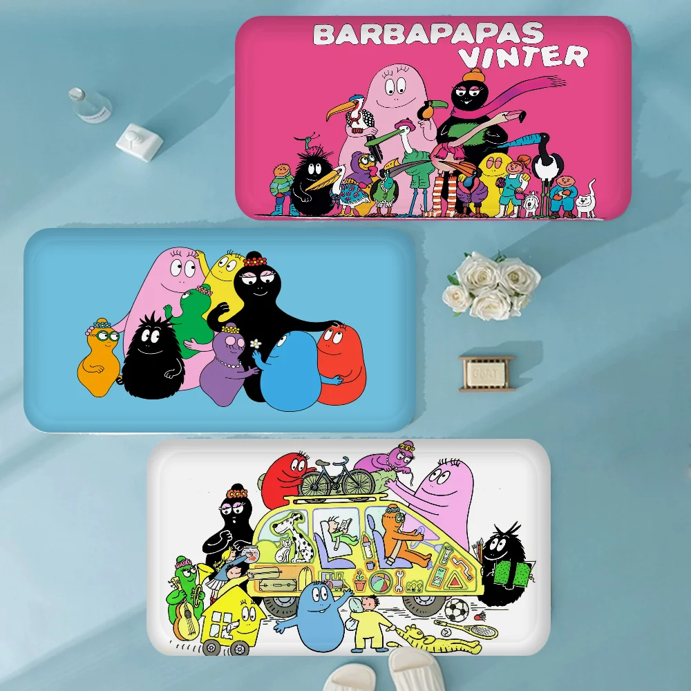 Коврики для семейной комнаты Les Barbapapa дешевый противоскользящий современный