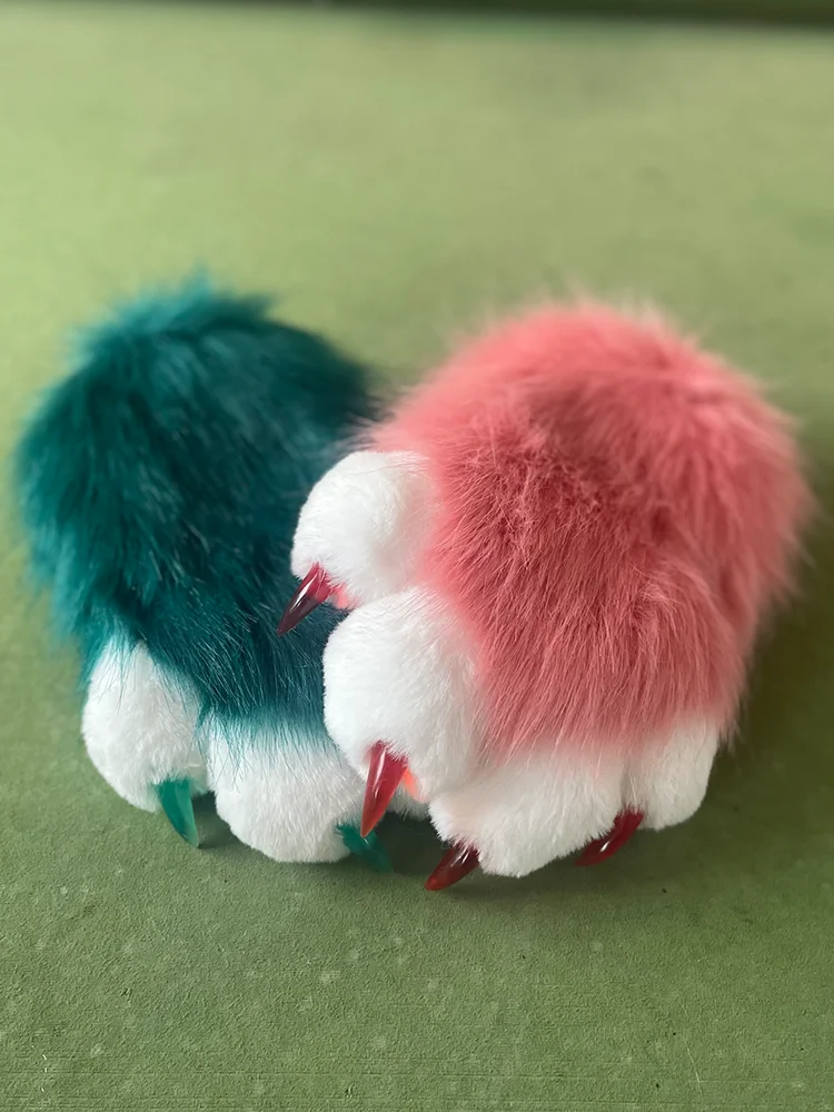 Пушистые перчатки Fandom чехол для рук кошка коготь Zhizhi пищалка чудовище косплей