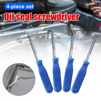 4pcs 135mm car auto vehicle oil seal screwdrivers set o ring seal gasket puller remover pick hooks tools
