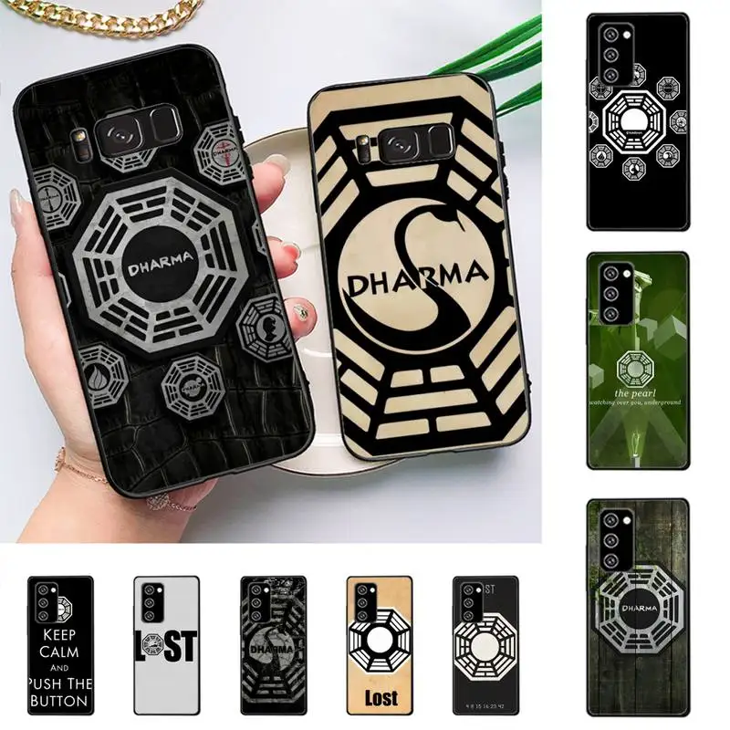 

lost tv dharma initiative logo Phone Case for Samsung Note 5 7 8 9 10 20 pro plus lite ultra A21 12 72