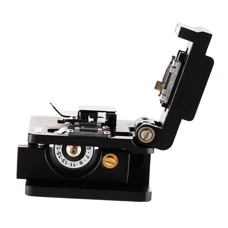 LT-03 Fiber Cleaver Precision Welding Special Bare Fiber Leather Cable 16 Blade SurfacesHigh Precision Cutting Knife