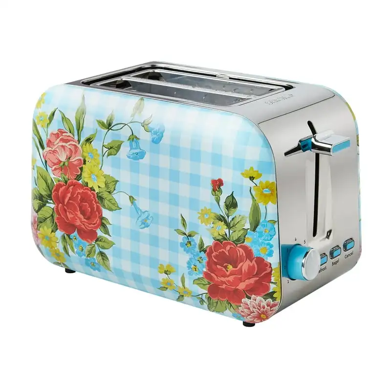 

Rose 2-Slice Toaster, Blue