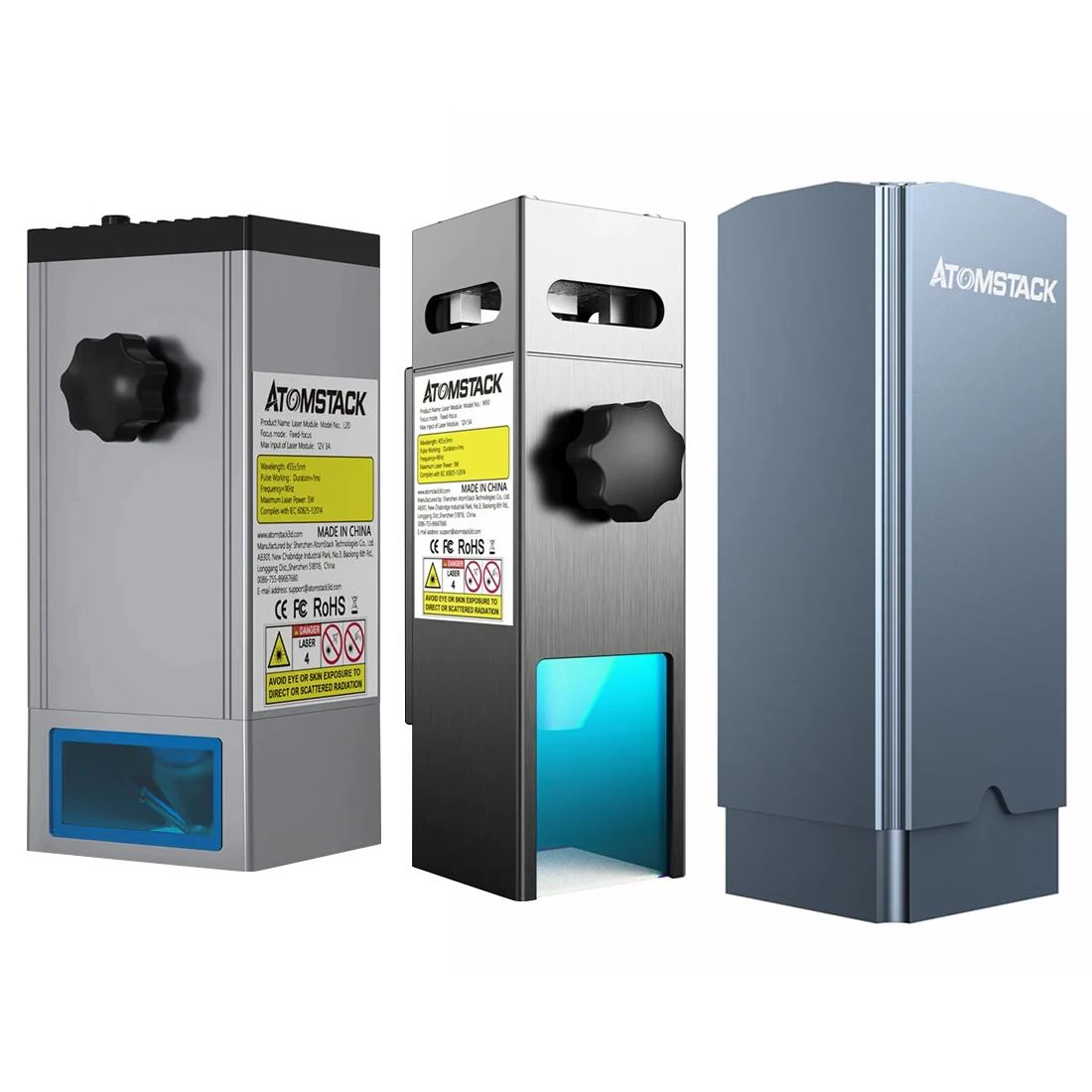 

Atomstack M100 130W M50 50W R30 Laser Module Engraving Head Accessory Replacement Tool For CNC Laser Engraver Attachments Parts