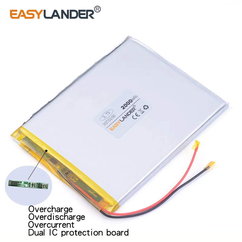 Перезаряжаемая литий-ионная батарея для игрушек-телефонов иorid 3070100 мАч