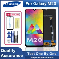 original 6 3 lcd display for samsung galaxy m20 2019 m205 m205f lcd touch screen digitizer assembly for galaxy m20 2019 display