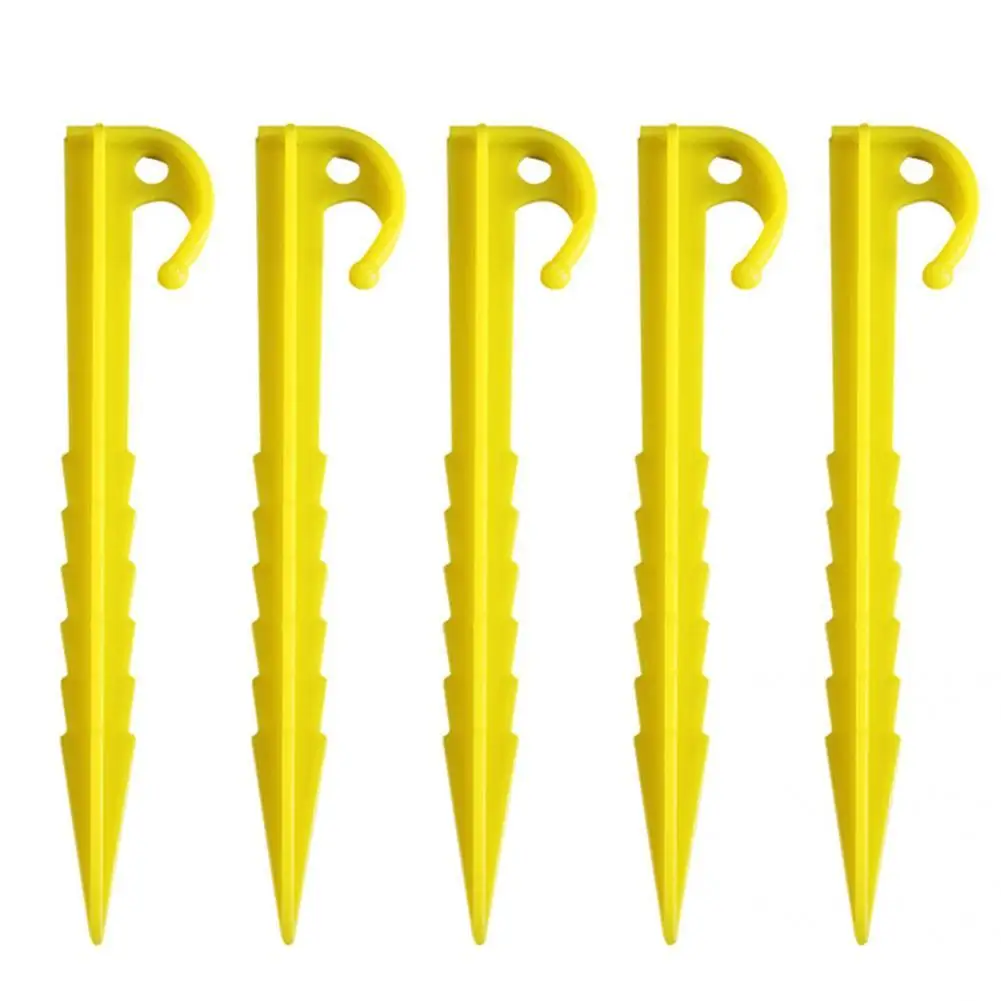 

5Pcs Useful Sturdy Construction Ground Nail Ground Stakes Thick Reusable