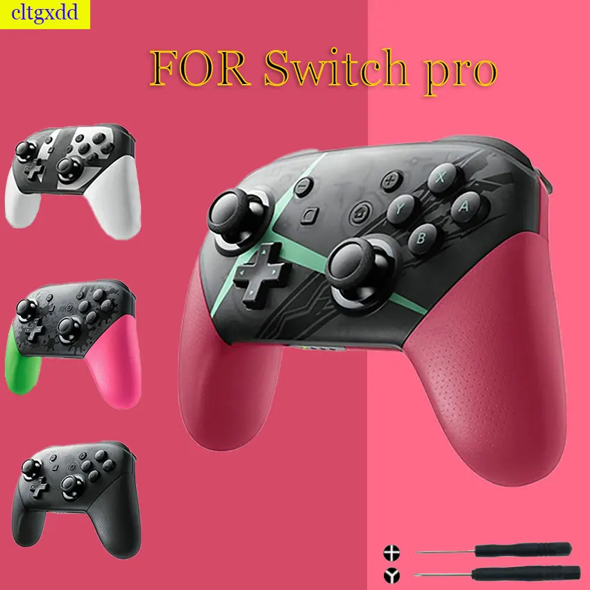 

1 Set FOR Switch Pro Controller Replacement Plastic Case Protective Cover With Mid Frame Bracket Button For NS Pro Controller