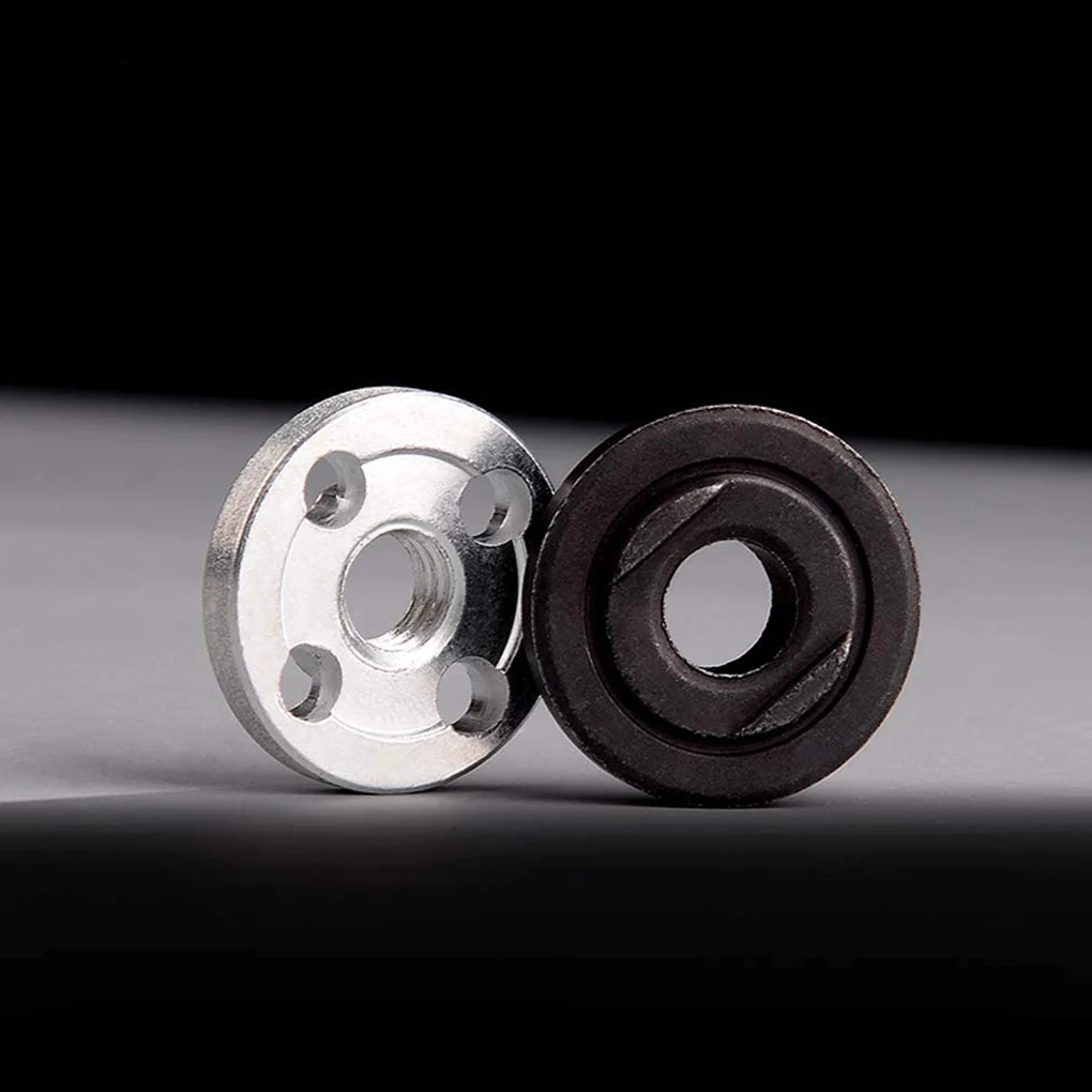 

1 Pair Angle Grinder Flange Nut Inner Outer Round Metal Pressure Plate Angle Grinder Fittings