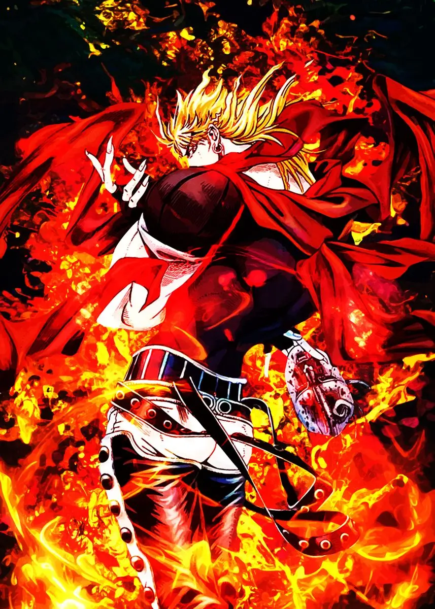 Постер классический аниме Невероятные приключения Джоджо декоративный постер с