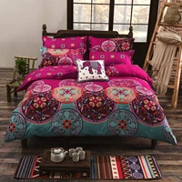 evich bohemian 3pcs bedding sets for home print duvet cover pillowcase single double king queen size home textile high quality