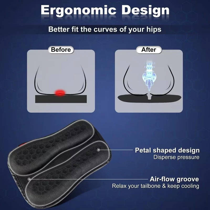 Подушка на сиденье мотоцикла дышащая амортизирующая подушка универсальные