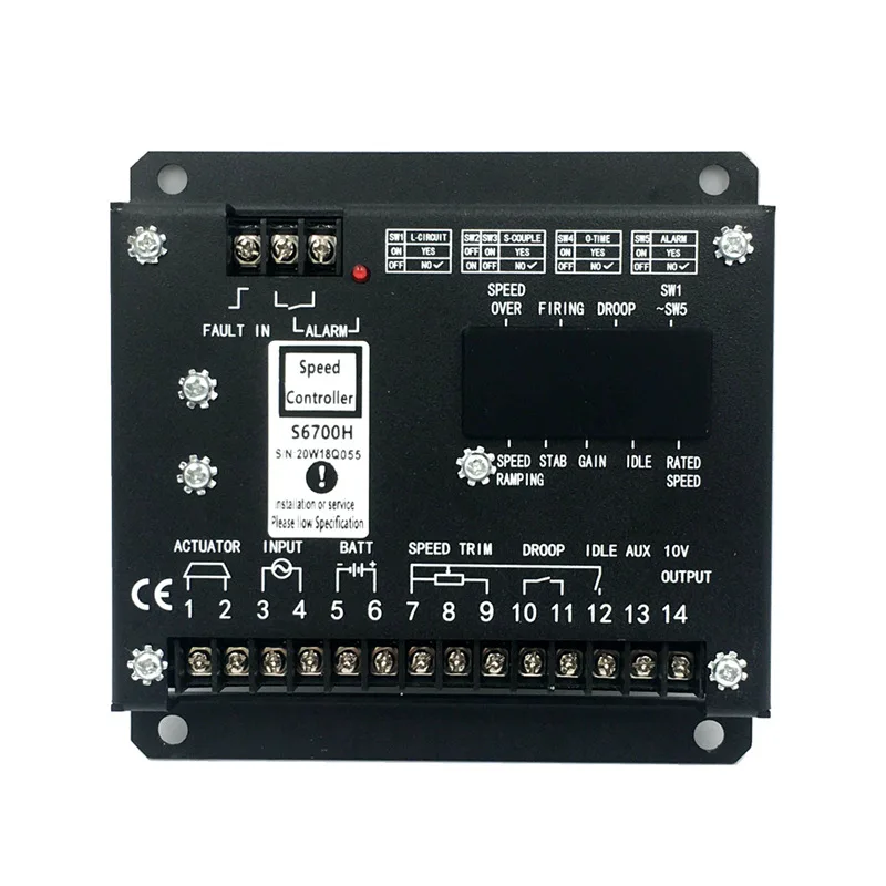Аксессуары для дизельных генераторов S6700H плата управления скоростью