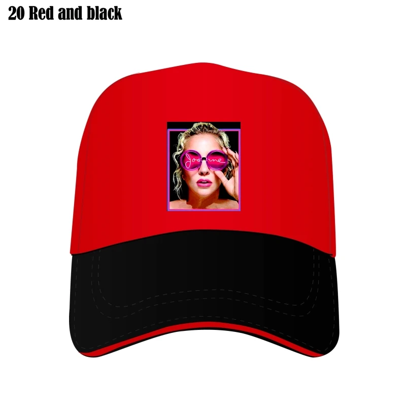 

Lady Gaga Custom Hat, Lady Gaga Joanne Tour Logo Cap Vintage, New Black Unisex Sunscreen Adult Bill Hats Lkm18