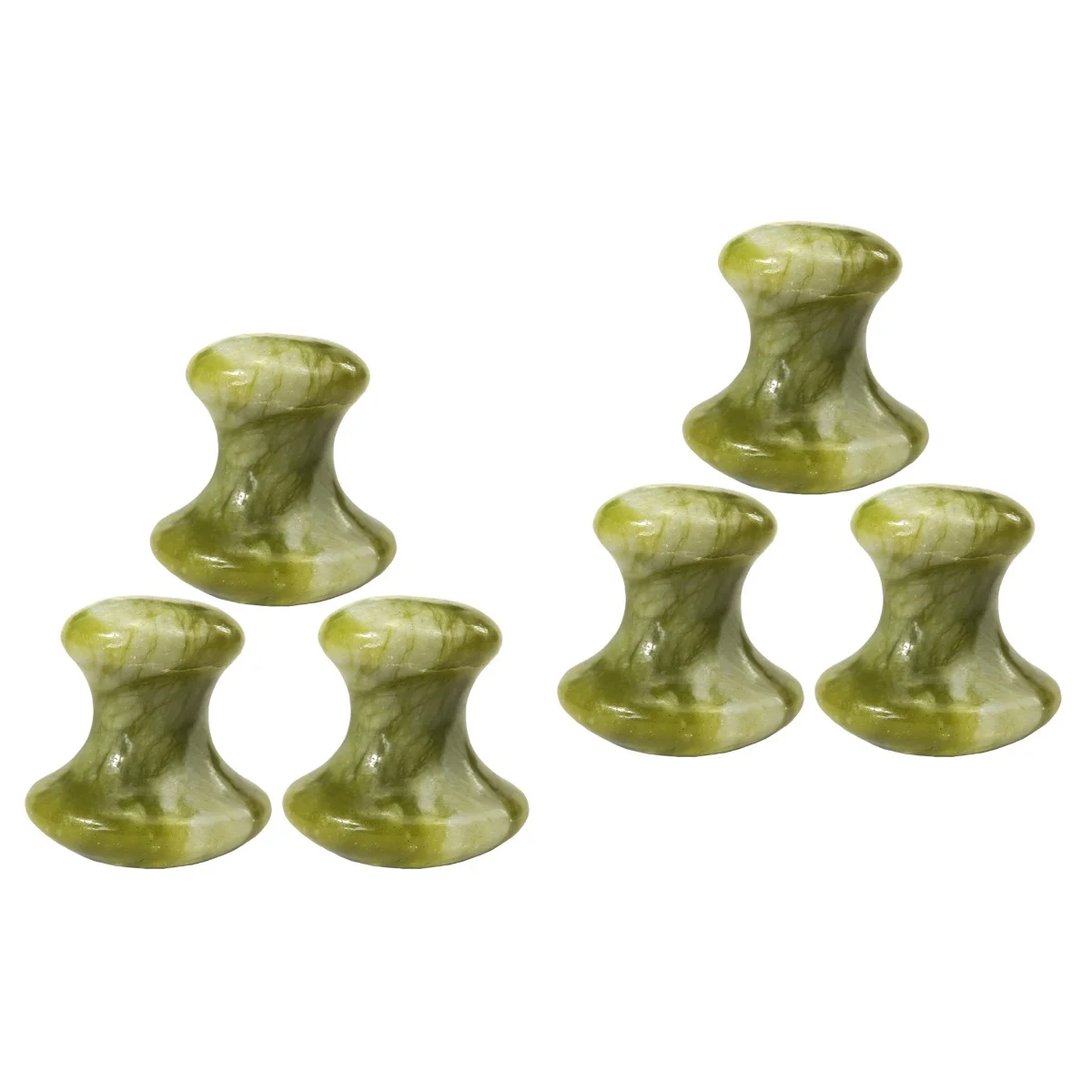 2 Pieces Massage Stone Massager Body Tools Portable Facial Supplies Beauty Massaging Face Accessories The Miss