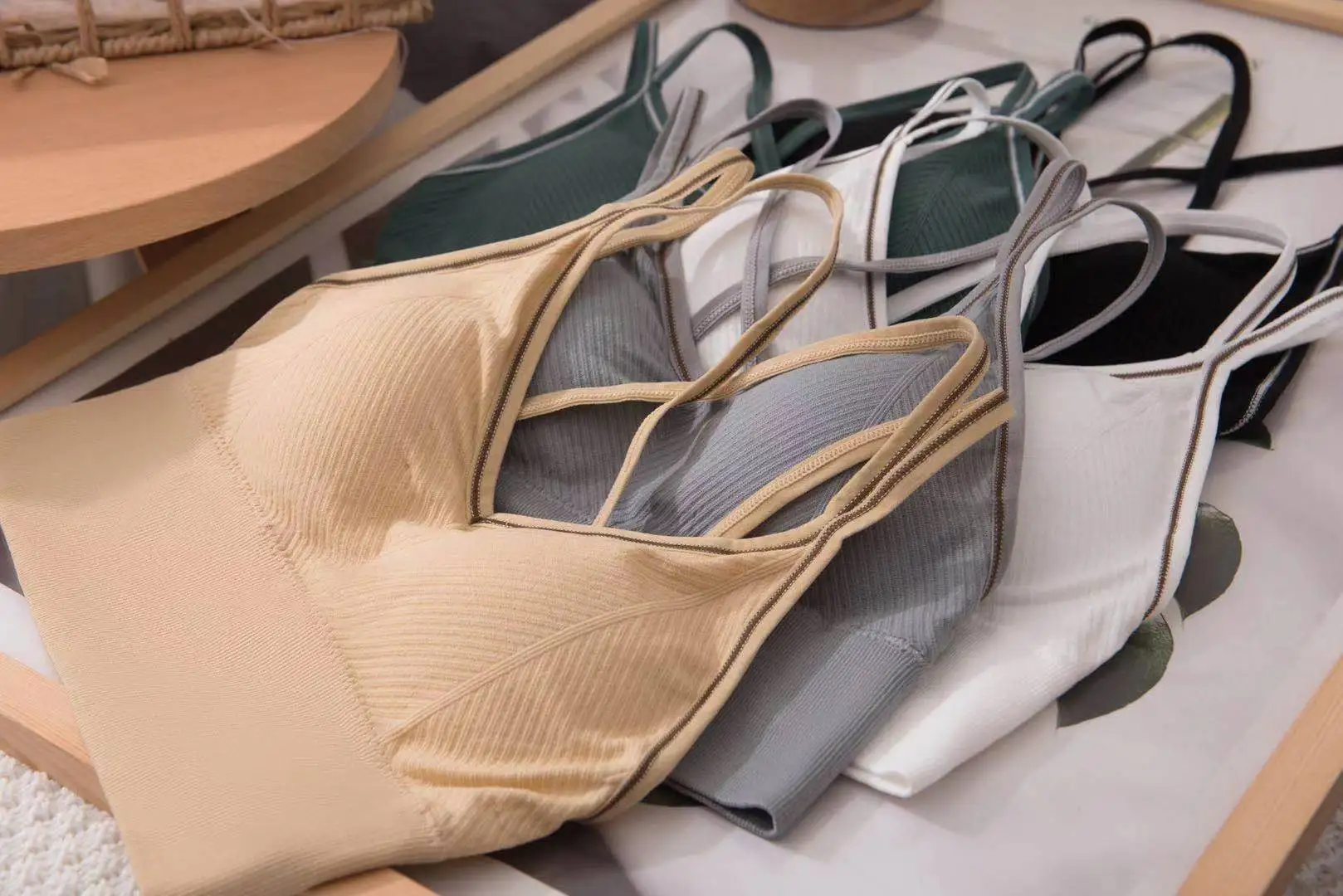 Женское хлопковое нижнее белье топы-трубы сексуальный однотонный топ модный